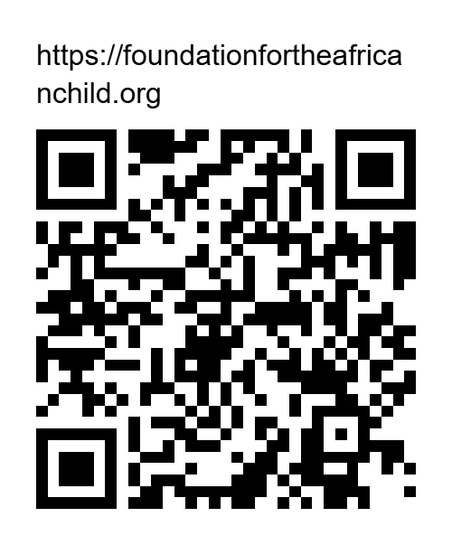 QR code to donate to Foundation for the African Child